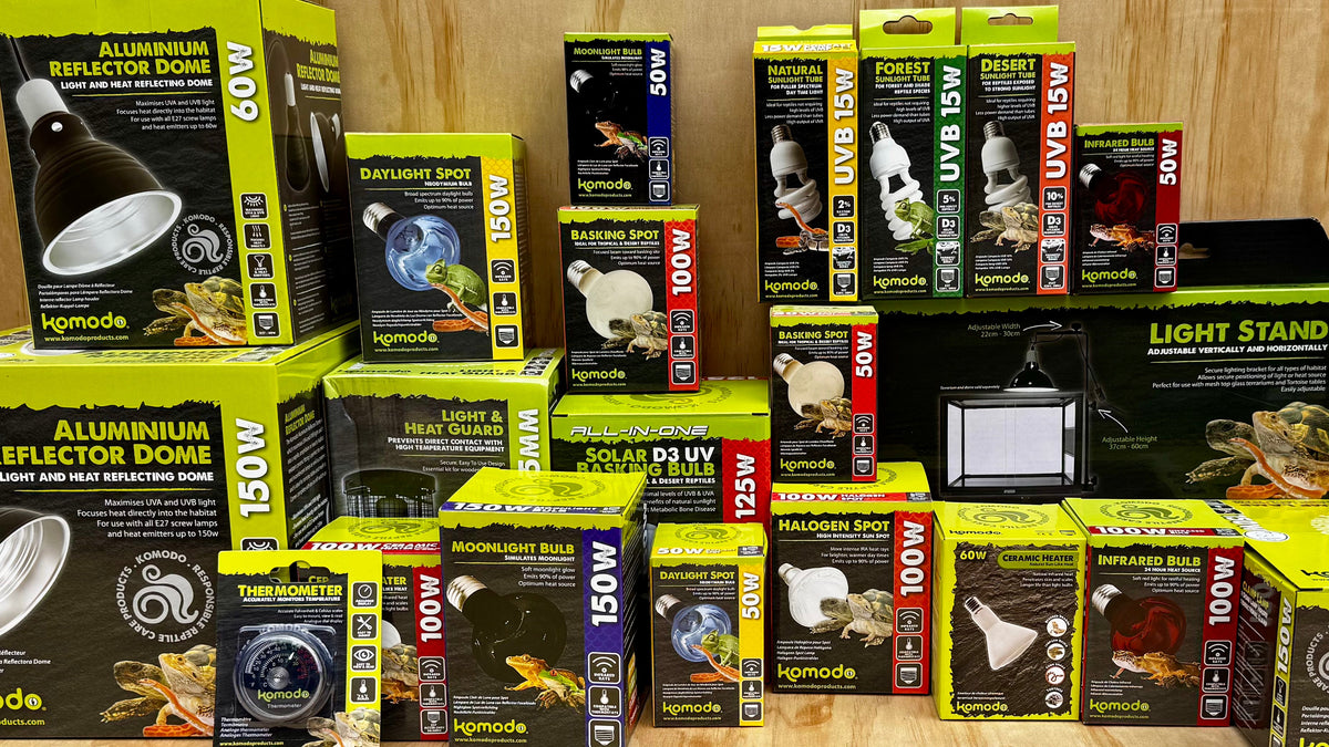 Reptile Heating, UVB, Light, Climate Monitoring & Tools