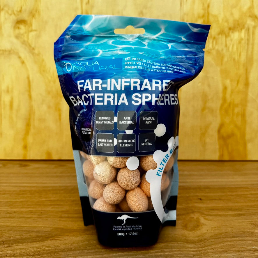 Far-Infrared Bacteria Spheres 500g Aquarium Filter Media - Tank Terrarium Australia Filter Media