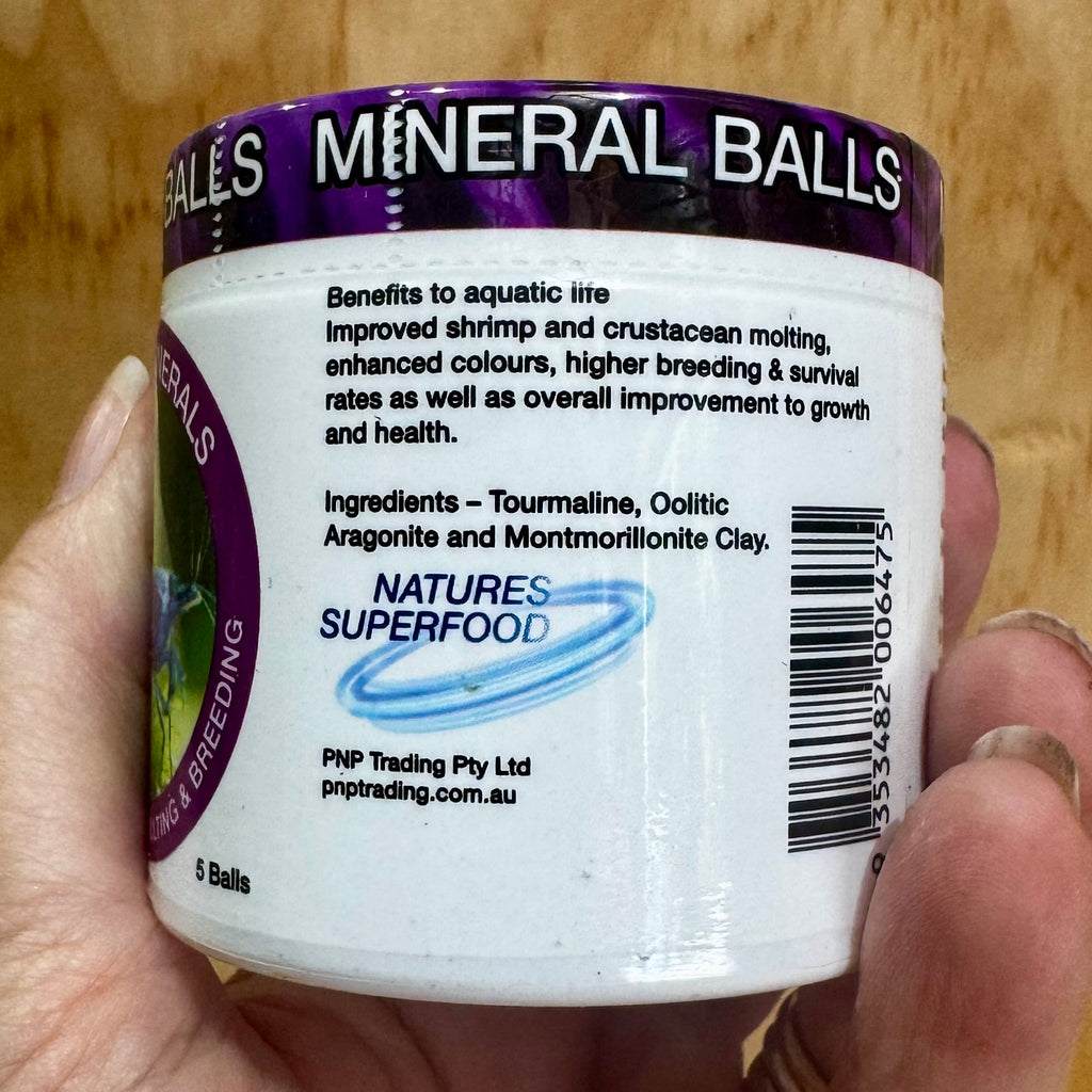 Shrimp Food Minerals 5 Balls - Aqua Natural Shrimp Food - Tank Terrarium Australia Fish & Shrimp Food