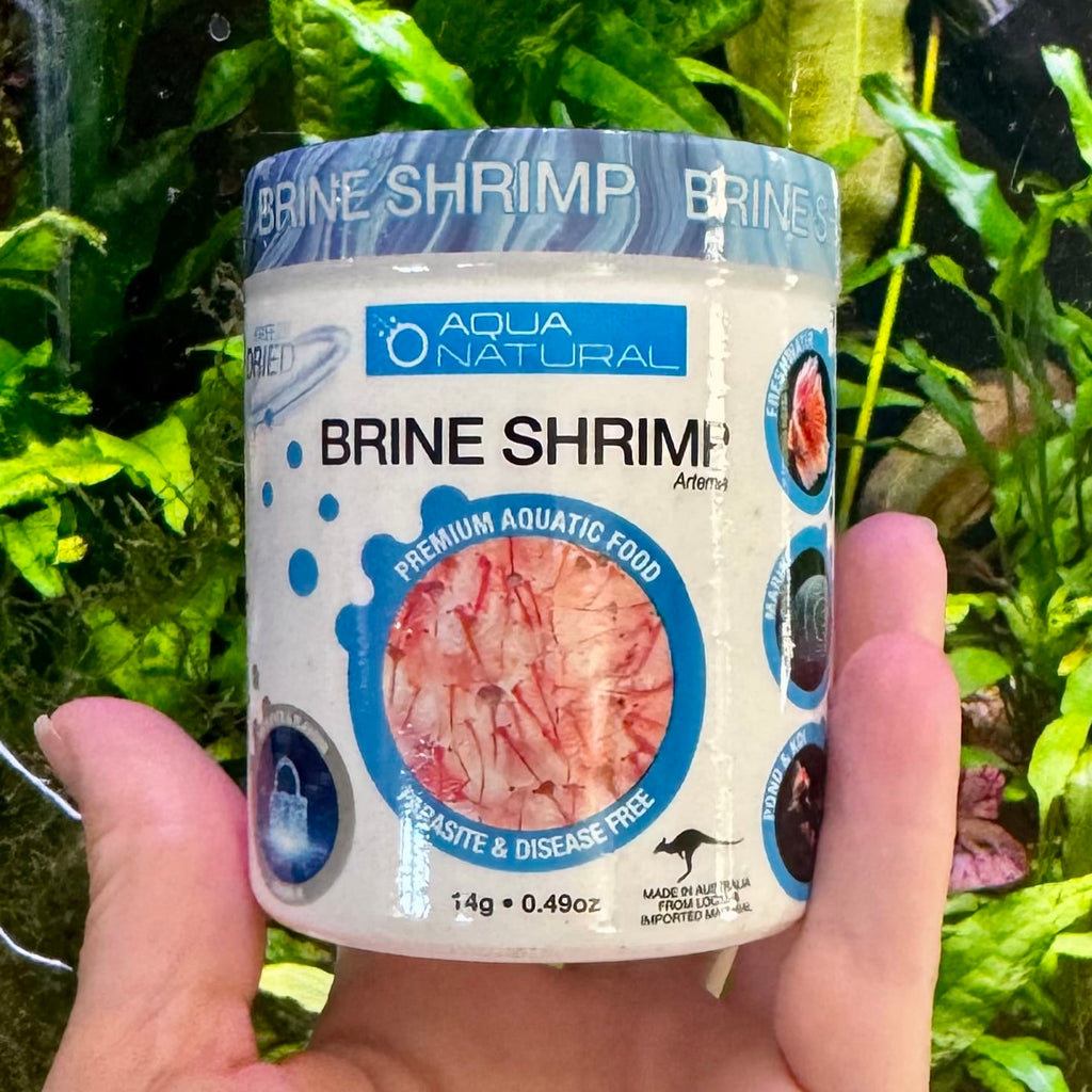 Freeze Dried Brine Shrimp - Aqua Natural Fish Food - Tank Terrarium Australia Fish Food