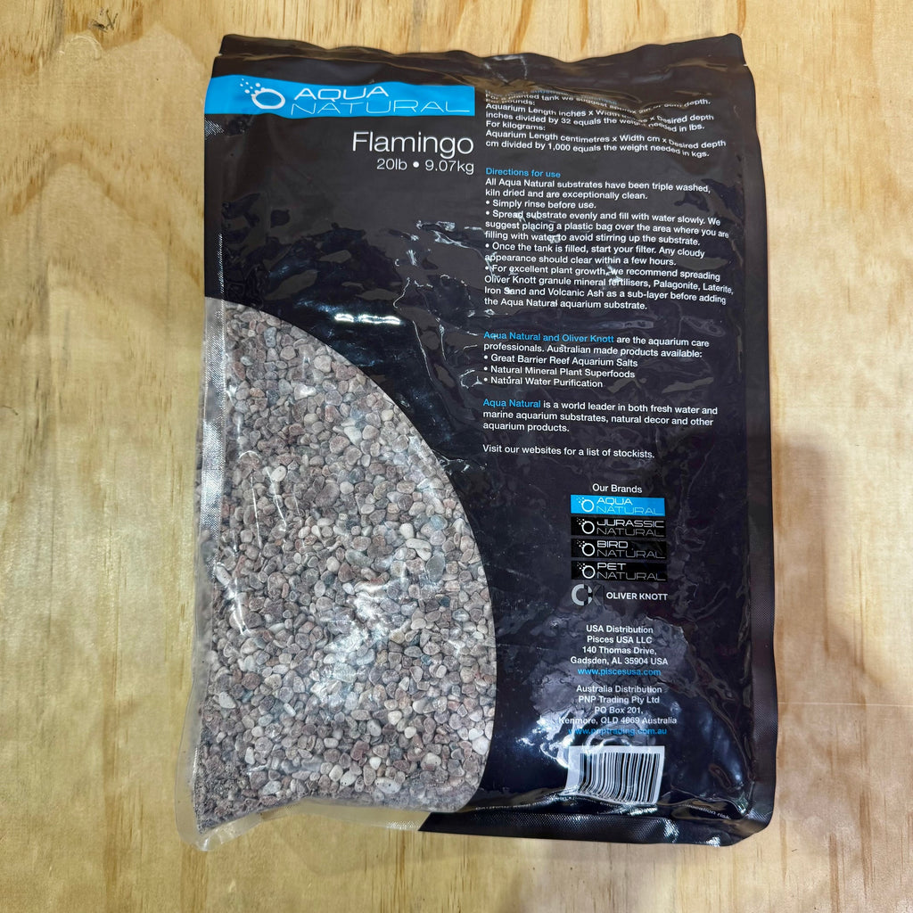 Aqua Natural Aquarium Gravel - Flamingo - Tank Terrarium Australia Gravel
