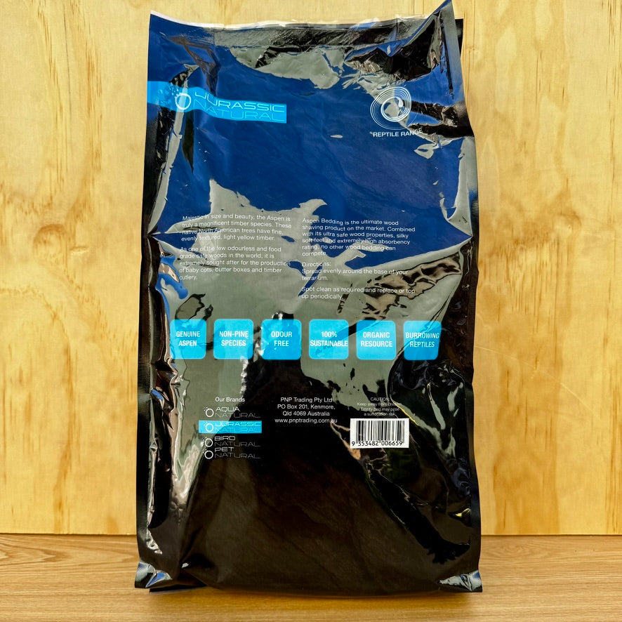 Aspen Bedding Substrate 10 litre bag - Jurassic Natural - Tank Terrarium Australia Jurassic Natural