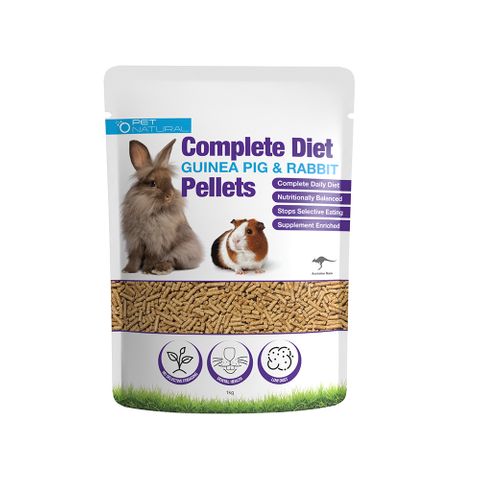 Complete Diet Pellets 1kg Bag Food for Small Animals - Tank Terrarium Australia Small Animal Food