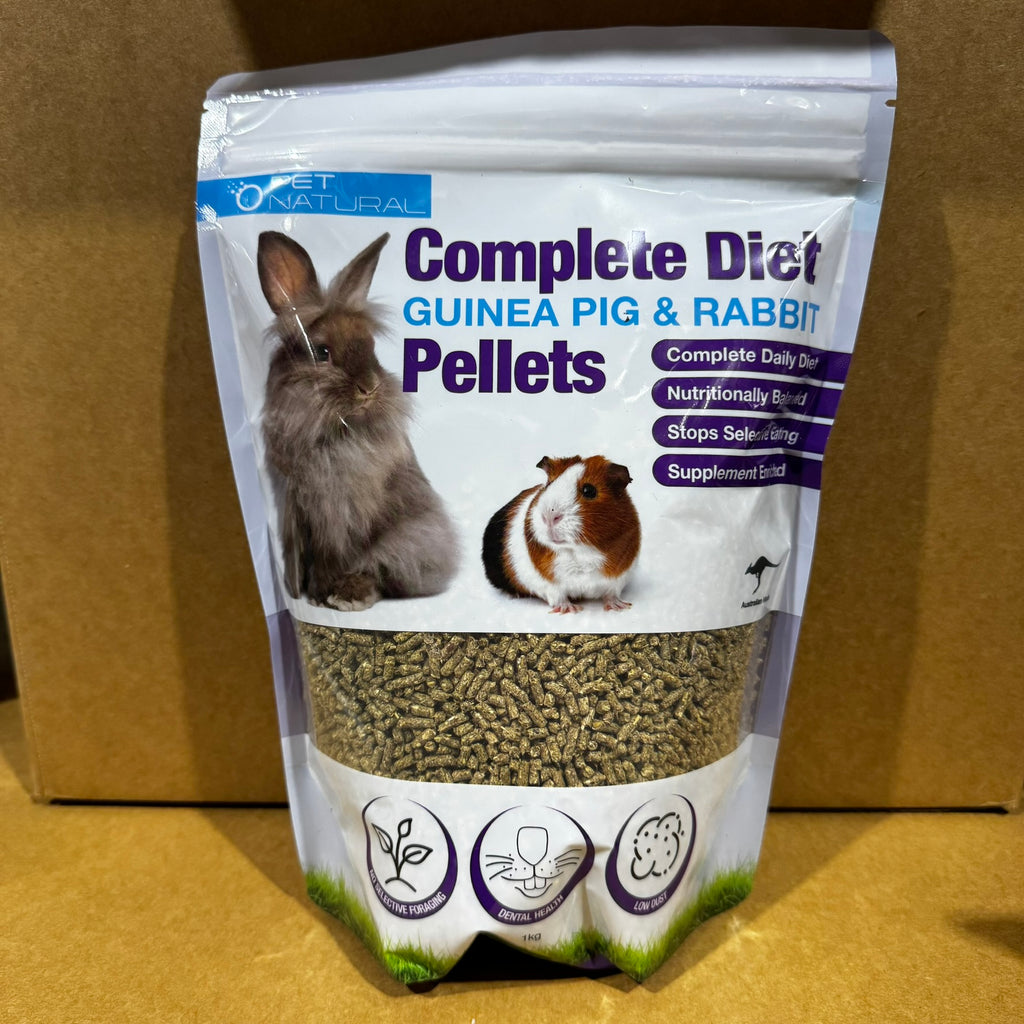 Complete Diet Pellets 1kg Bag Food for Small Animals - Tank Terrarium Australia Small Animal Food