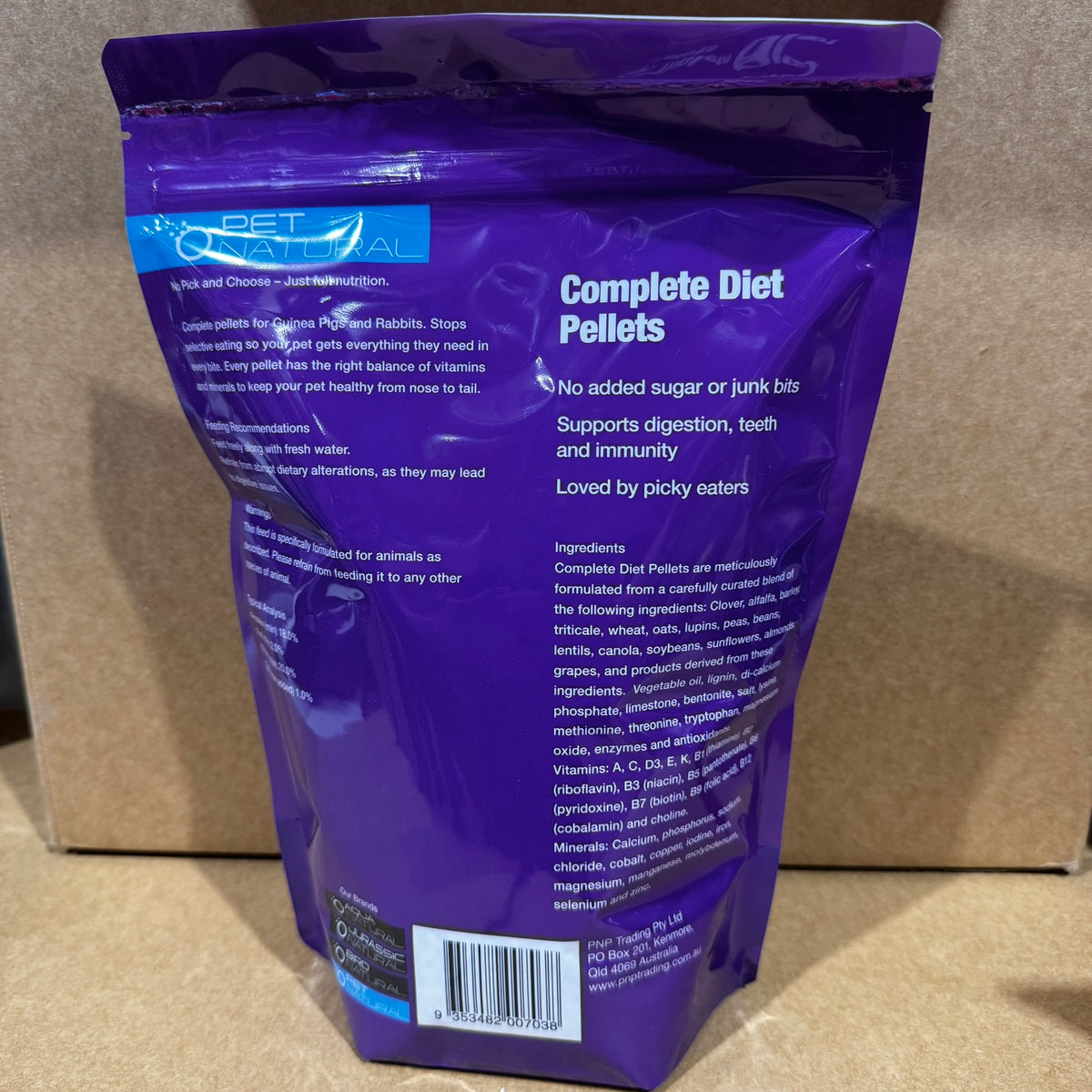 Complete Diet Pellets 1kg Bag Food for Small Animals - Tank Terrarium Australia Small Animal Food
