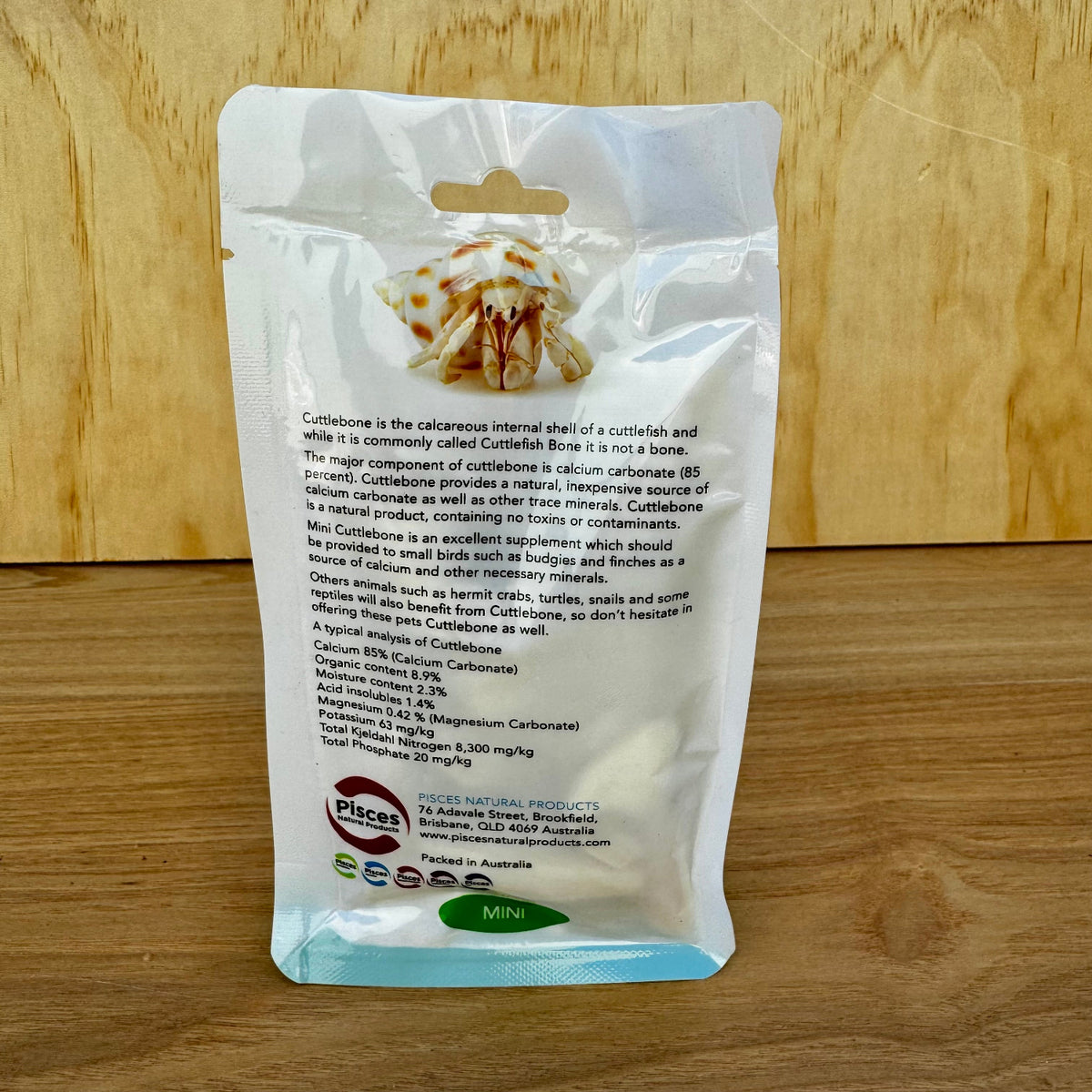 Mini Cuttlefish Bone Calcium Supplement - Tank Terrarium Australia Bird Natural