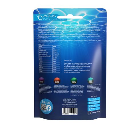 Far-Infrared Bacteria Spheres 500g Aquarium Filter Media - Tank Terrarium Australia Filter Media