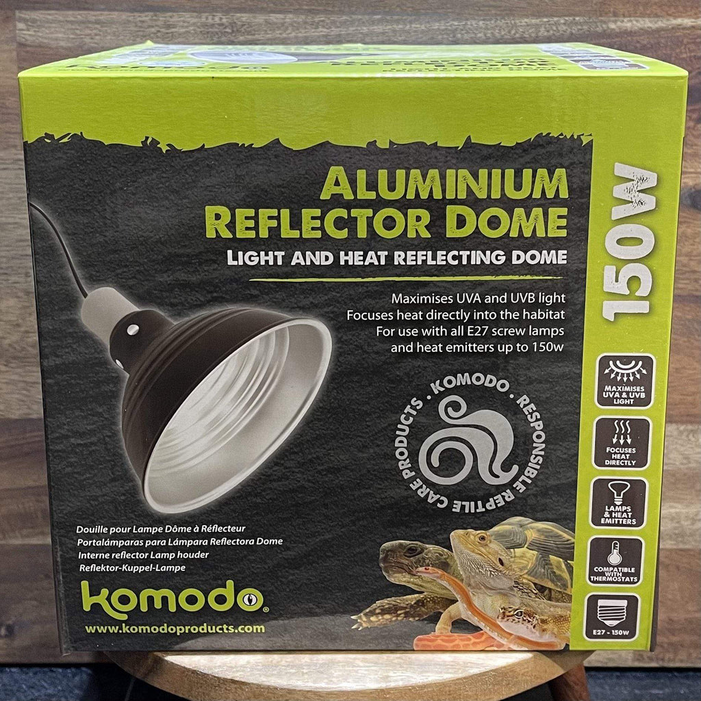 Aluminium Reflector Dome 150W - Komodo - Tank Terrarium Australia Light & Heat