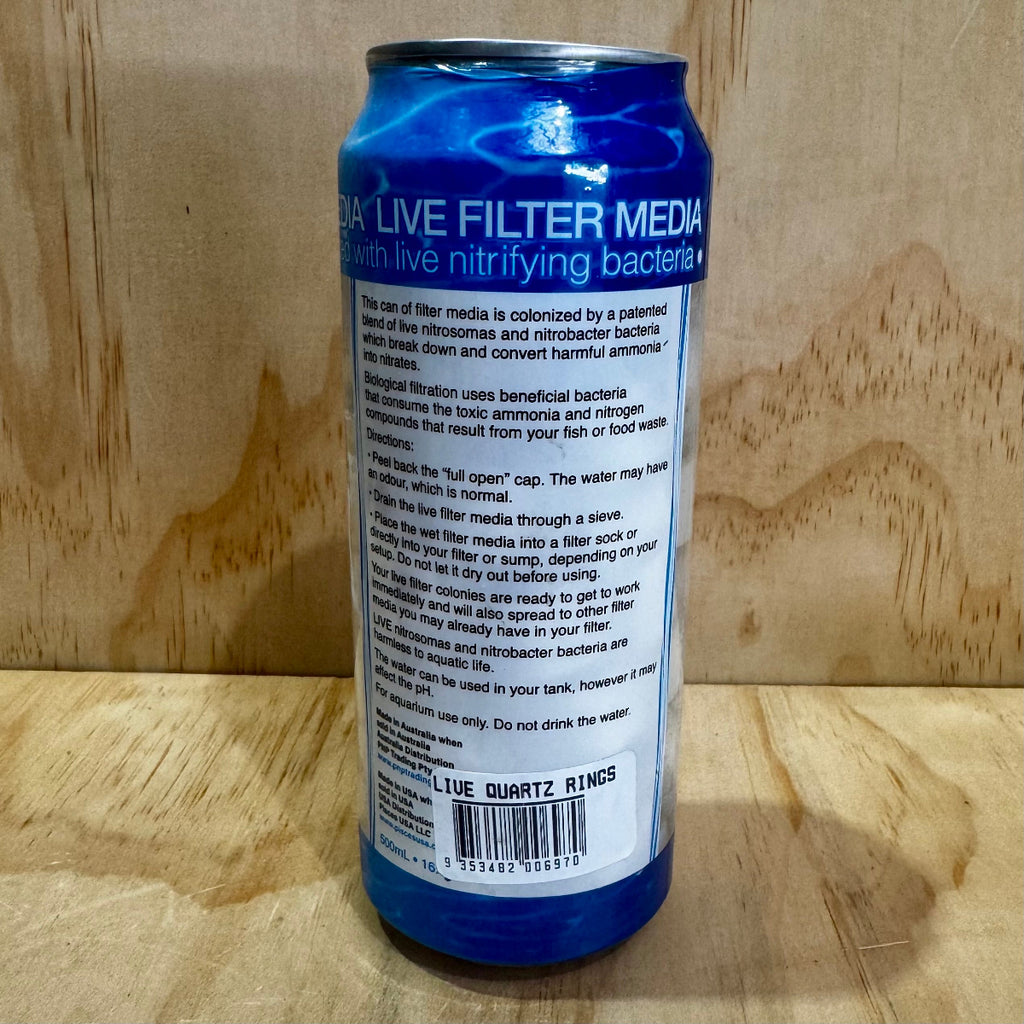 Live Quartz Rings Aquarium Filter Media 500ml Can - Tank Terrarium Australia Filter Media