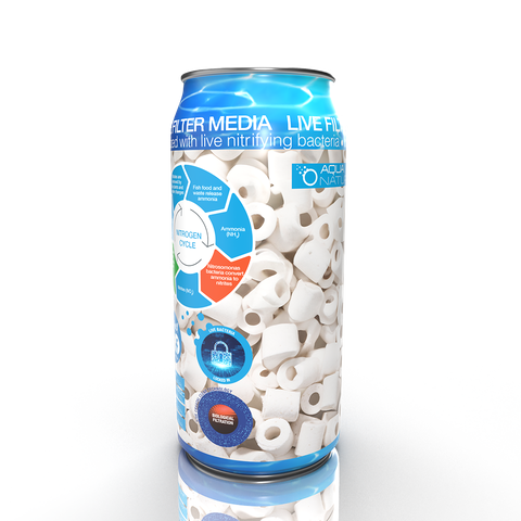Live Quartz Rings Aquarium Filter Media 500ml Can - Tank Terrarium Australia Filter Media
