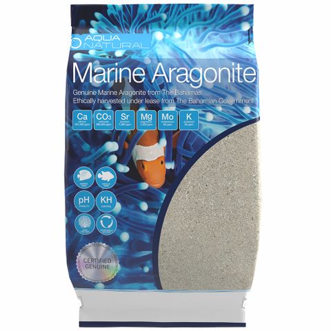 Marine Aragonite Aquarium Substrate for Marine Fish and African Cichlids - Tank Terrarium Australia Marine
