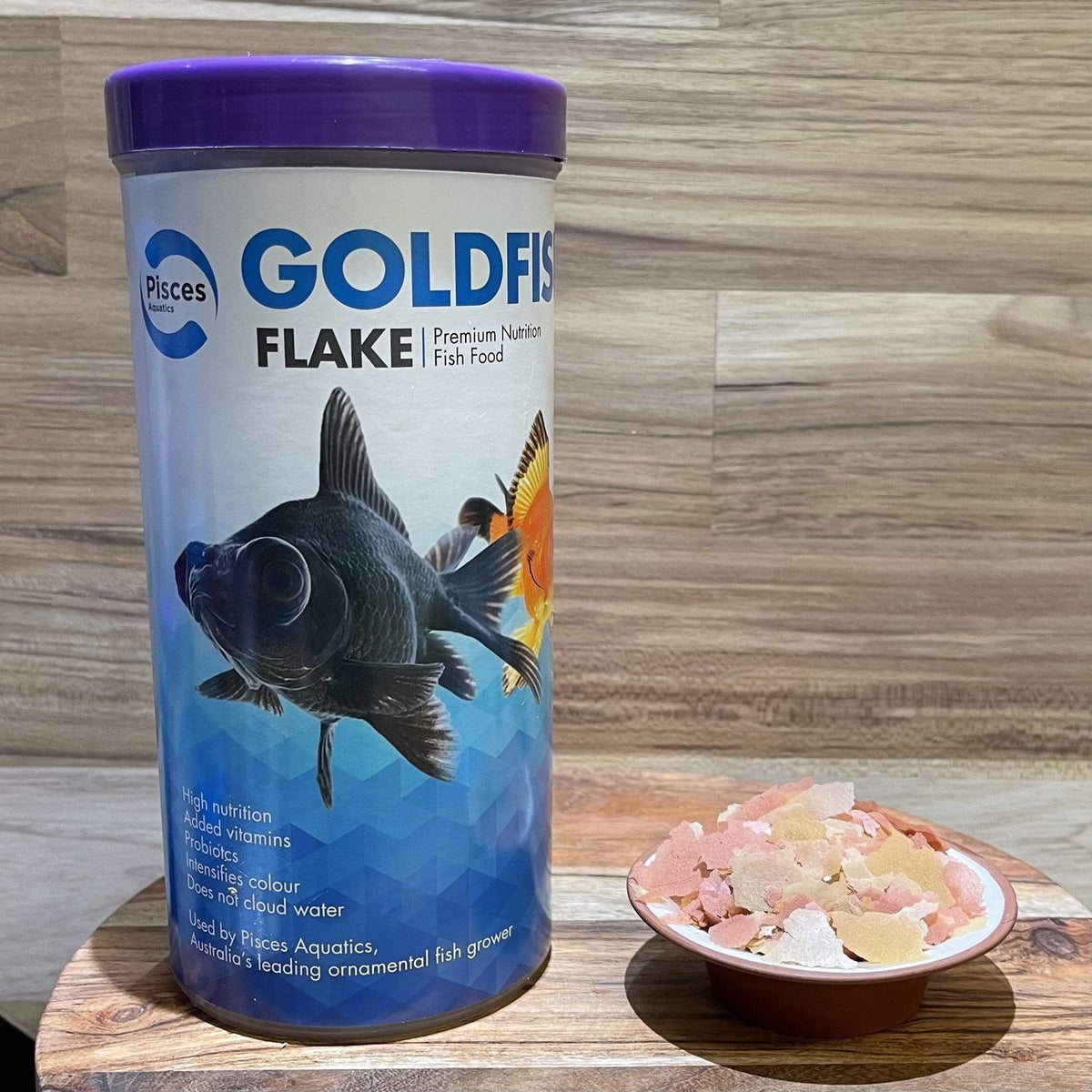 Goldfish Flake Food - Pisces Aquatics - Tank Terrarium Australia Fish Food