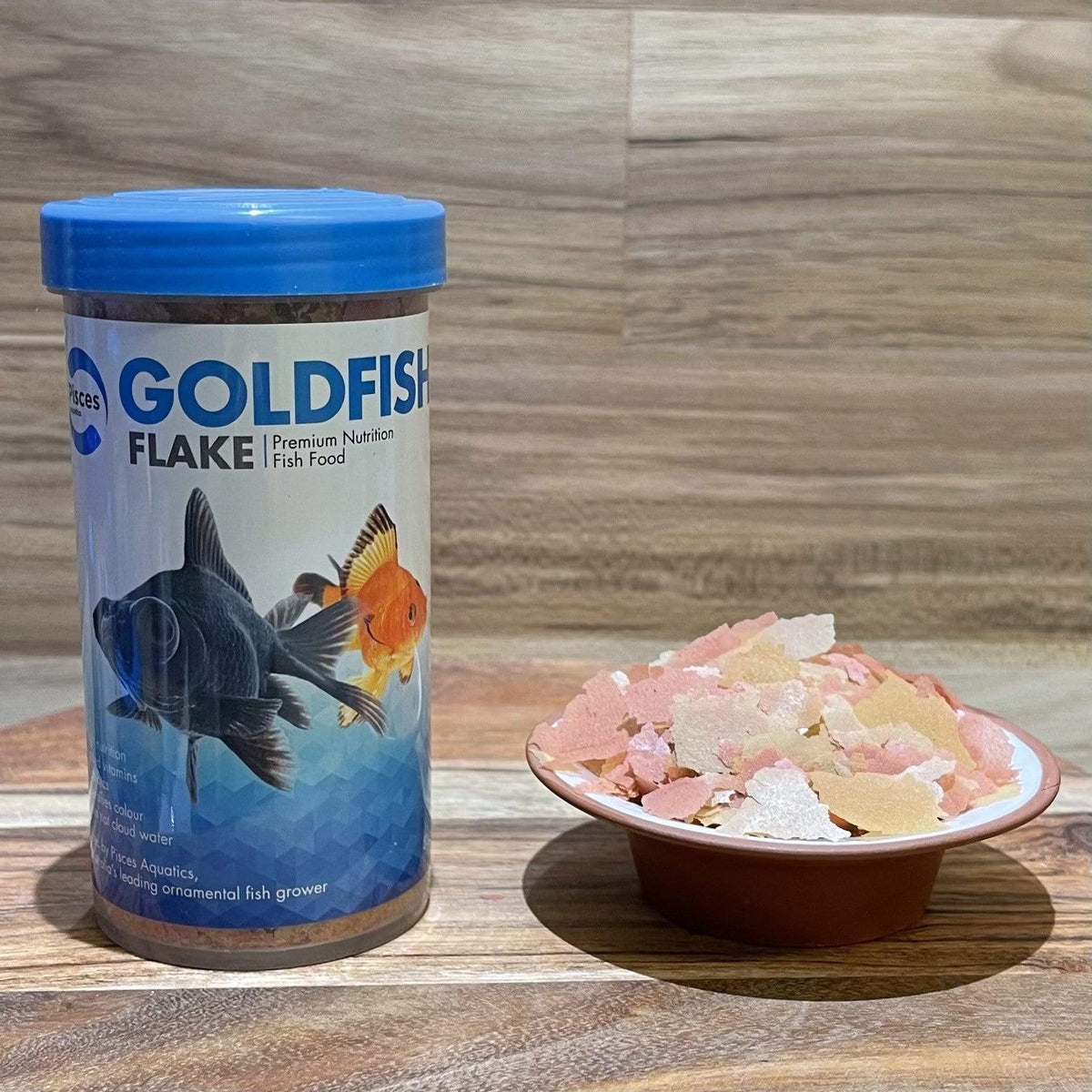 Goldfish Flake Food - Pisces Aquatics - Tank Terrarium Australia Fish Food