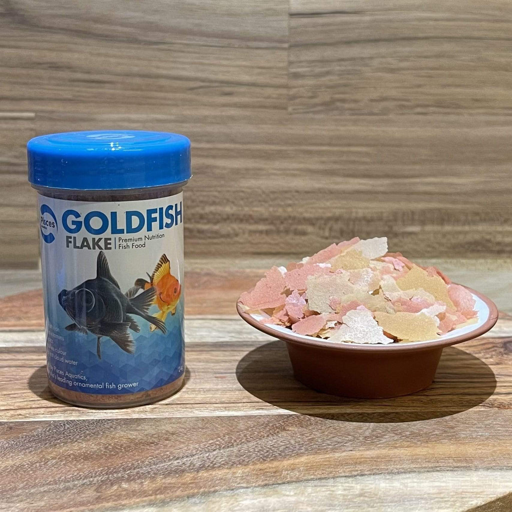 Goldfish Flake Food - Pisces Aquatics - Tank Terrarium Australia Fish Food