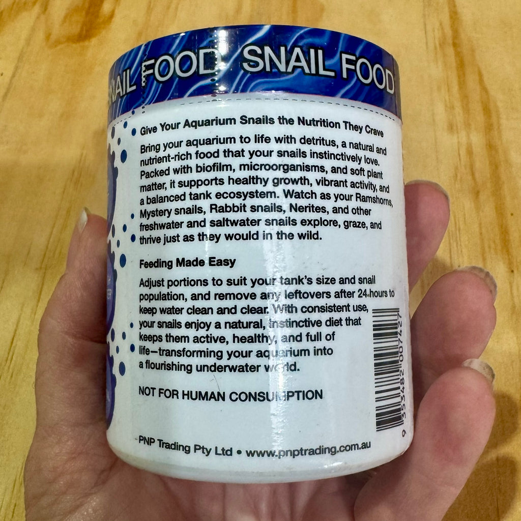 Aquatic Snail 70g Jar - Aqua Natural Snail Food - Tank Terrarium Australia Fish & Shrimp Food