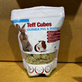Guinea Pig & Rabbit Food Teff Cubes 2lt Bag - Tank Terrarium Australia Small Animal Food