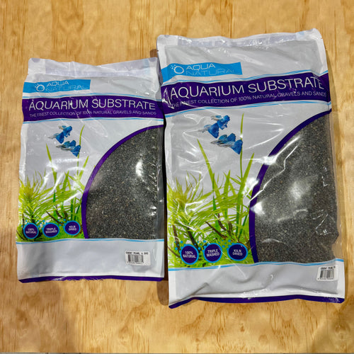 Aqua Natural Aquarium Gravel - Ebony Pearl - Tank Terrarium Australia Gravel