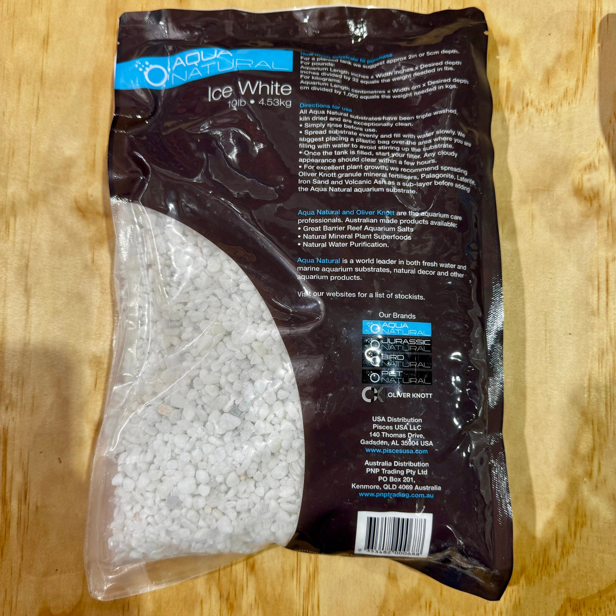 Aqua Natural Aquarium Gravel - Ice White - Tank Terrarium Australia Gravel