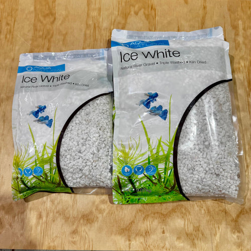 Aqua Natural Aquarium Gravel - Ice White - Tank Terrarium Australia Gravel