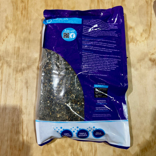 Aqua Natural Aquarium Gravel - Midnight Pearl - Tank Terrarium Australia Gravel