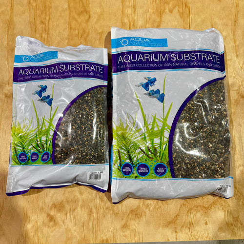 Aqua Natural Aquarium Gravel - Midnight Pearl - Tank Terrarium Australia Gravel