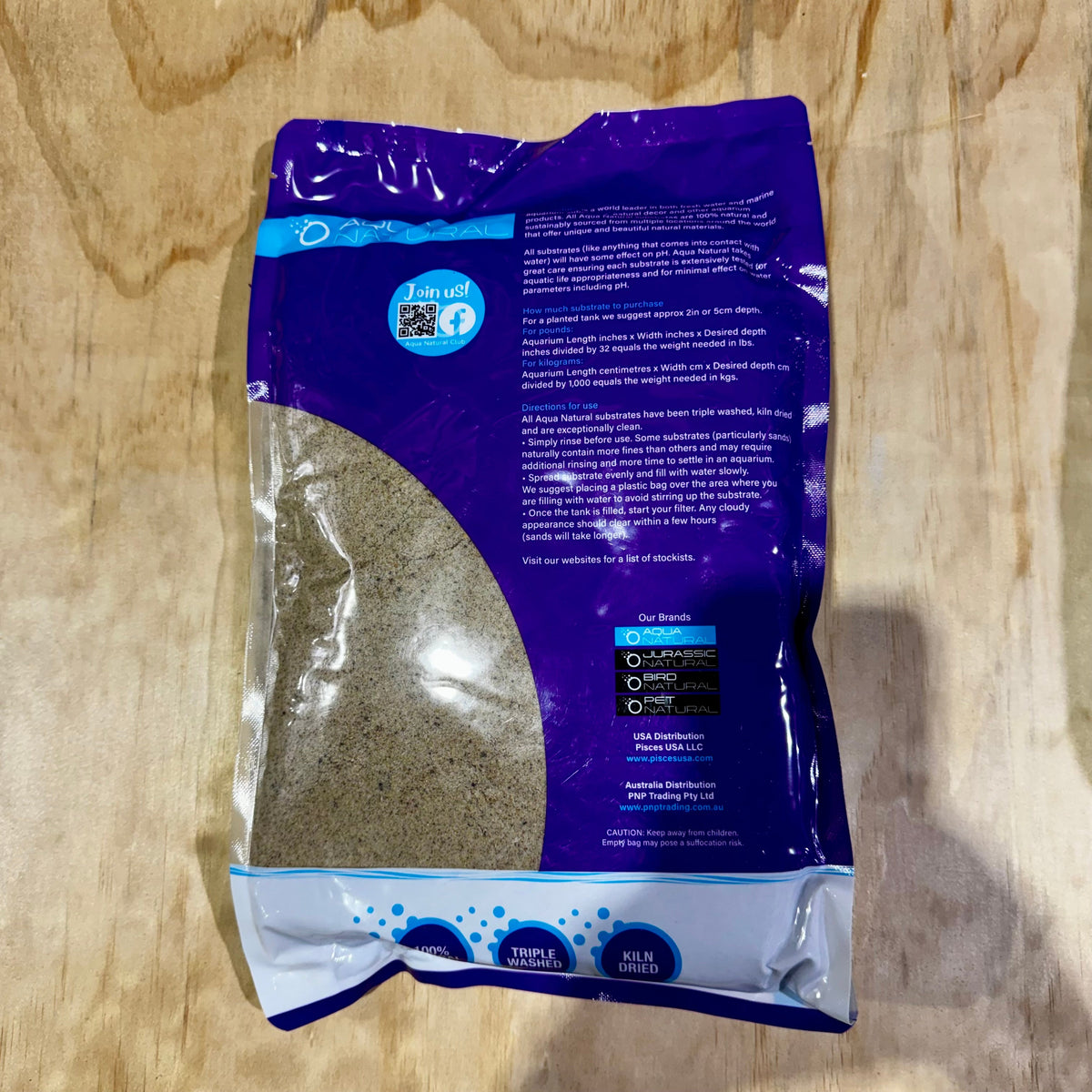 Aqua Natural Aquarium Sand - Sahara Gold - Tank Terrarium Australia Gravel