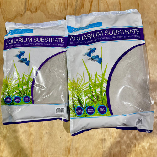 Aqua Natural Aquarium Sand - Sugar White - Tank Terrarium Australia Gravel