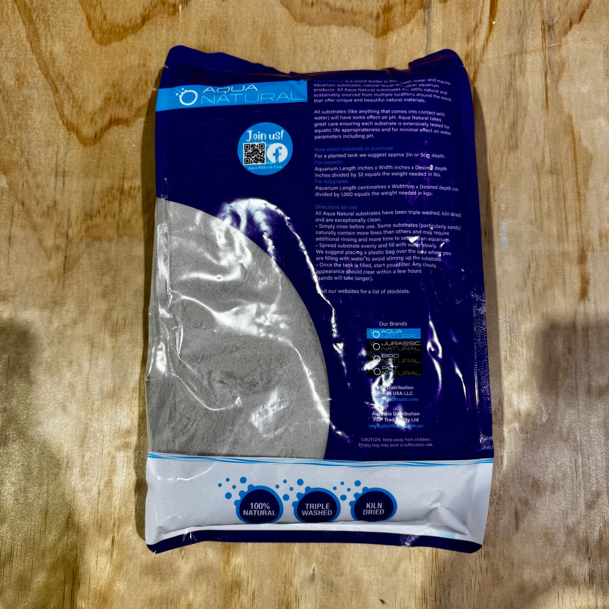 Aqua Natural Aquarium Sand - Sugar White - Tank Terrarium Australia Gravel