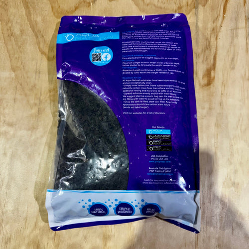Aqua Natural Aquarium Substrate - Black Scoria - Tank Terrarium Australia Gravel