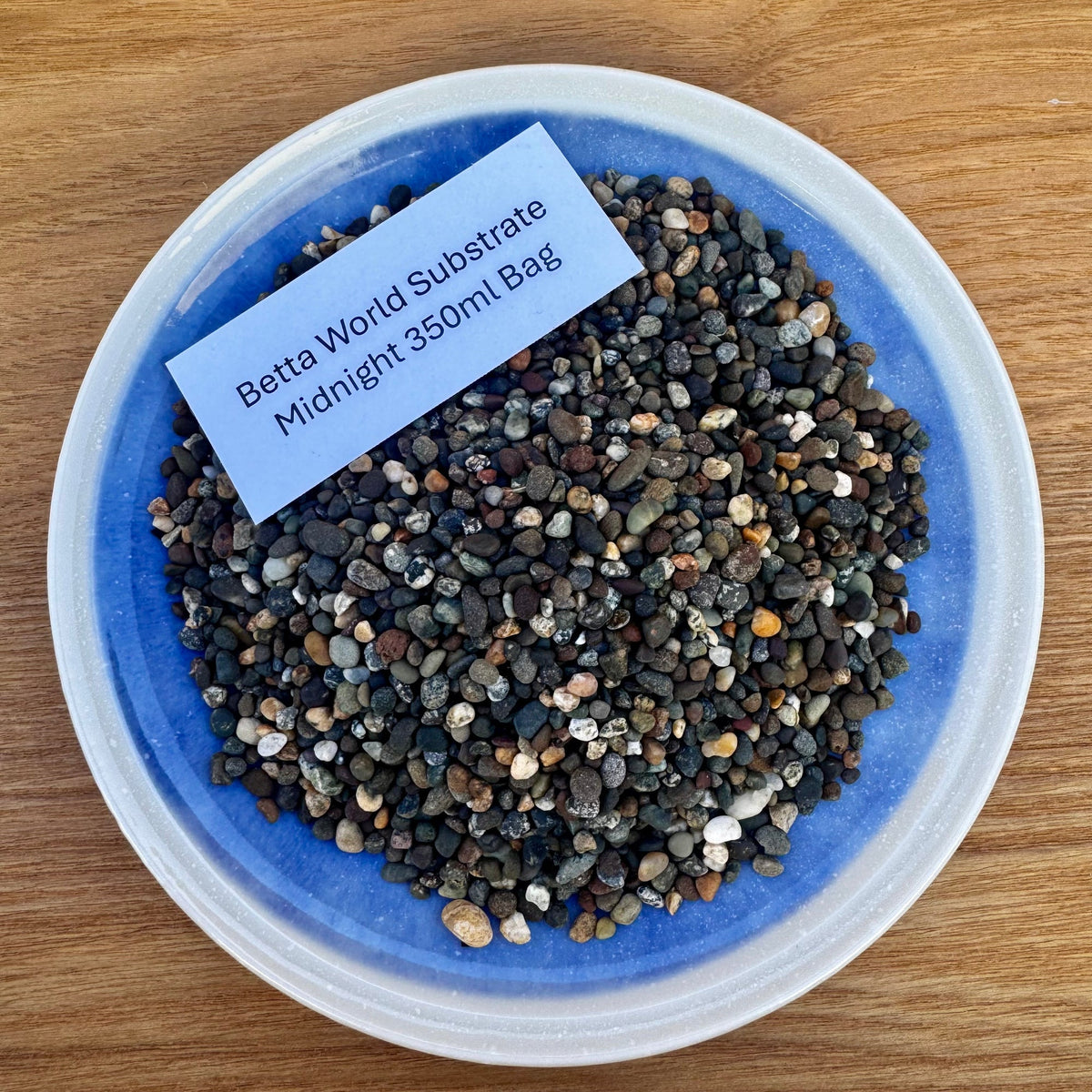 Betta World Substrate - Midnight Betta Gravel 350ml Bag - Tank Terrarium Australia Betta World