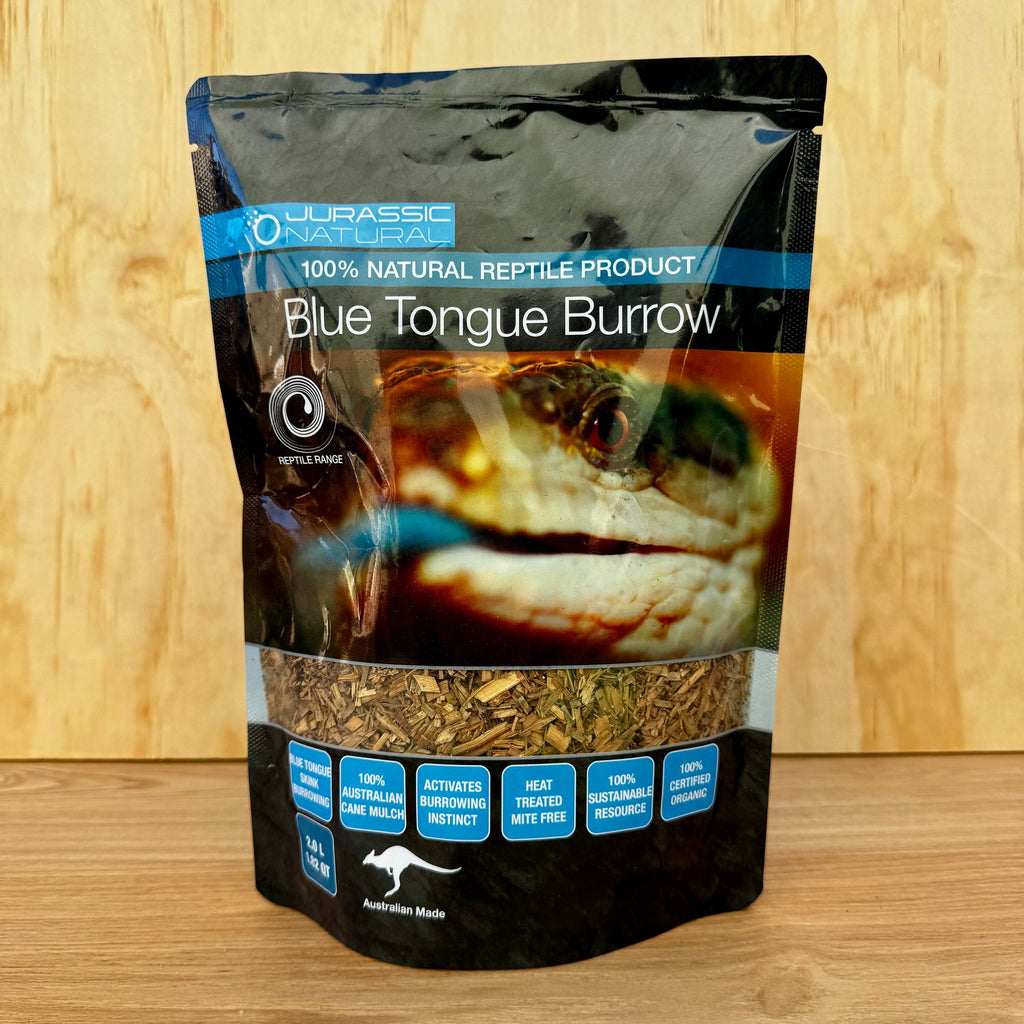 Blue Tongue Burrow Substrate 2L - Jurassic Natural - Tank Terrarium Australia Jurassic Natural