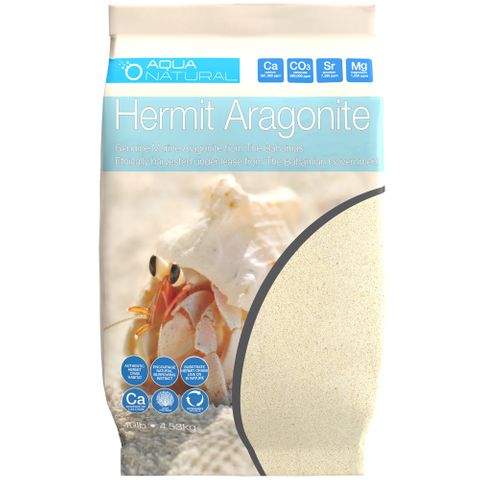 Hermit Crab Substrate - Aragonite Sand 4.5kg Bag - Tank Terrarium Australia Marine