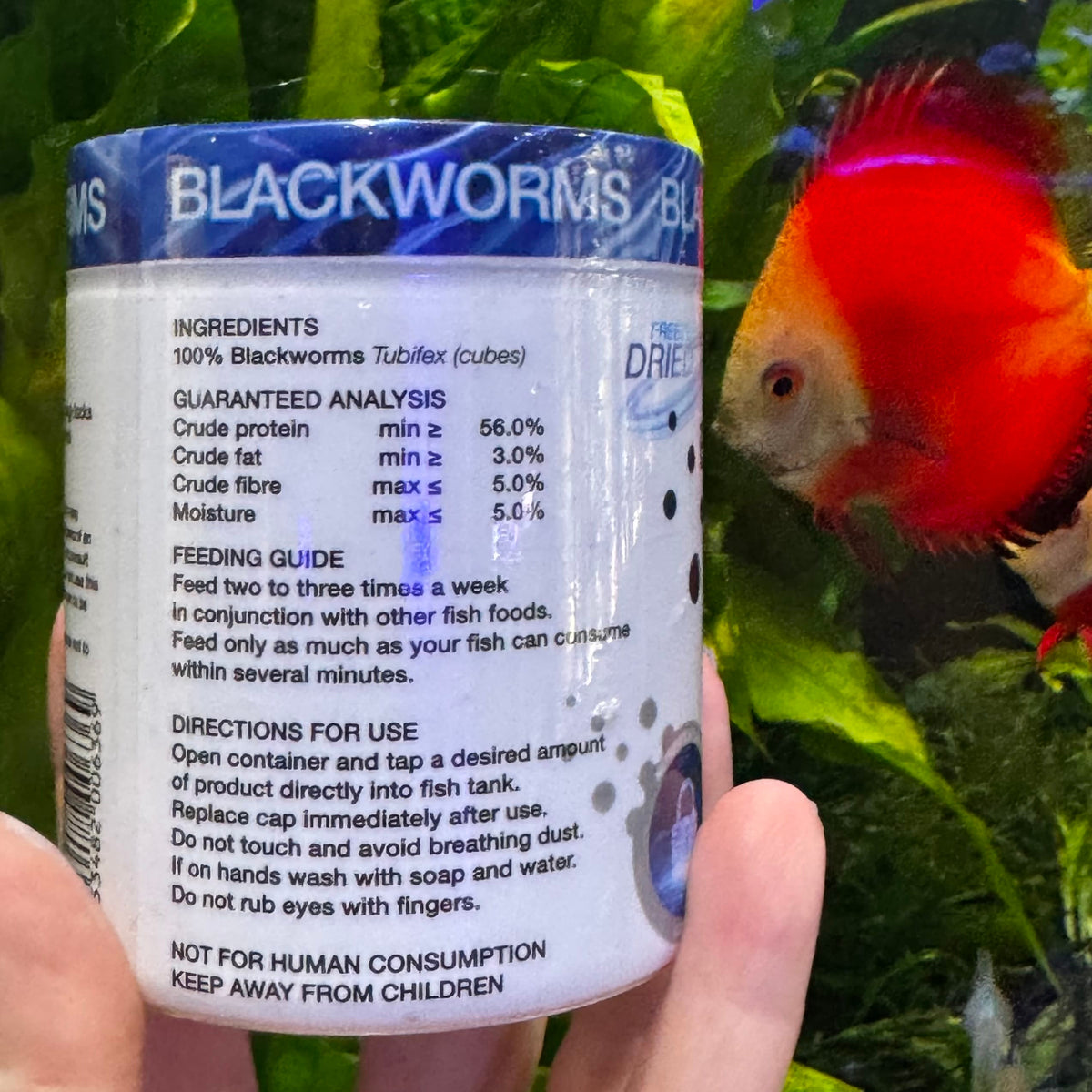 Freeze Dried Brine Shrimp - Aqua Natural Fish Food - Tank Terrarium Australia Fish Food