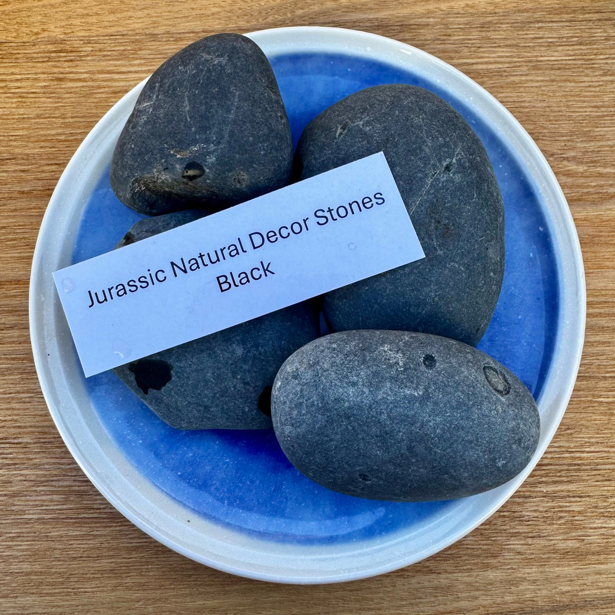 Natural Black Stones 1kg - Jurassic Natural - Tank Terrarium Australia Natural Rock