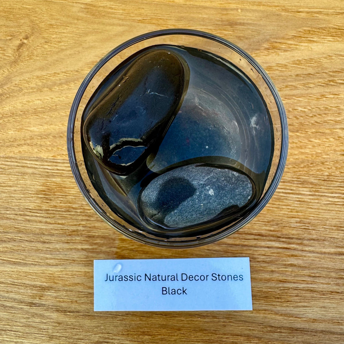 Natural Black Stones 1kg - Jurassic Natural - Tank Terrarium Australia Natural Rock