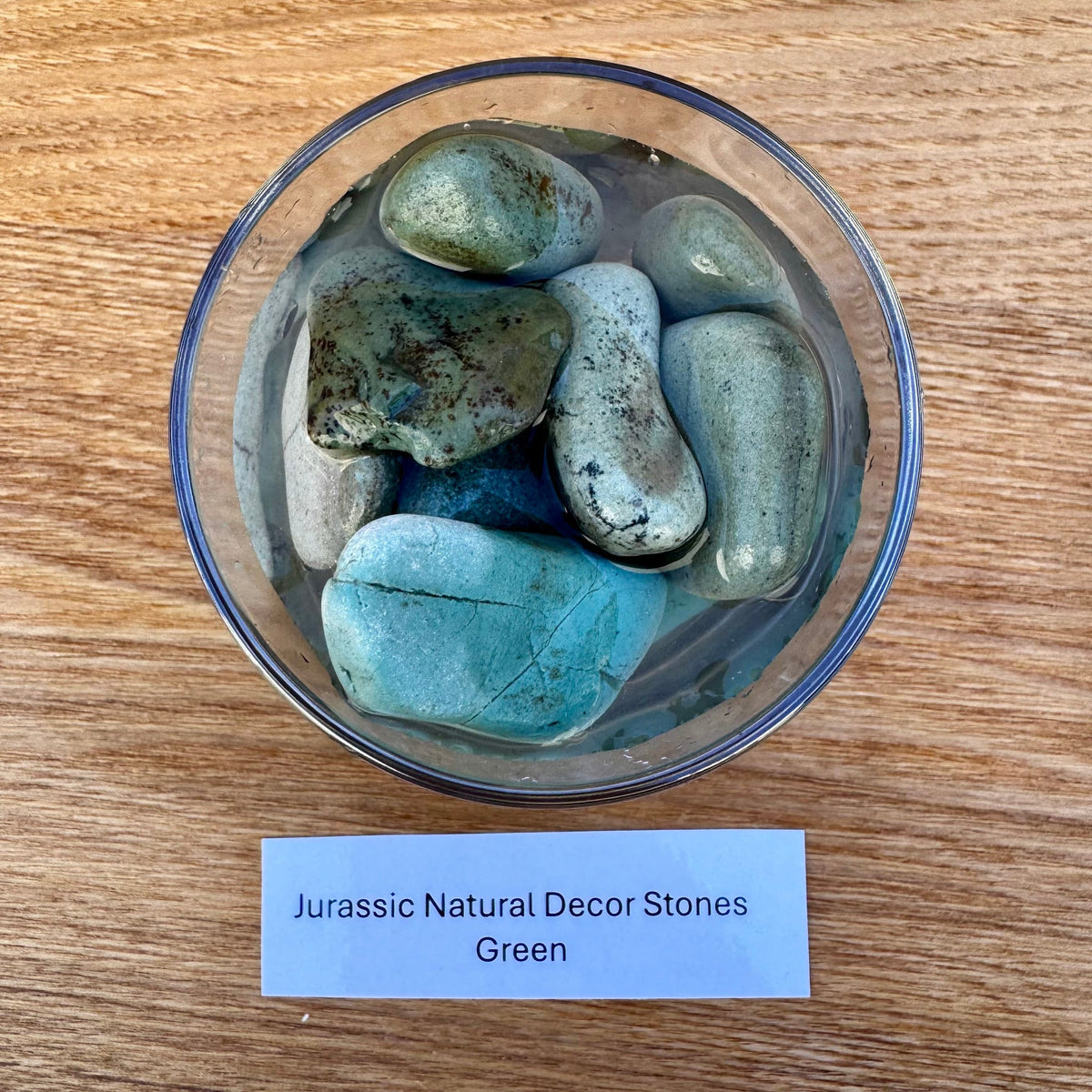 Natural Green Stones 1kg - Jurassic Natural - Tank Terrarium Australia Natural Rock