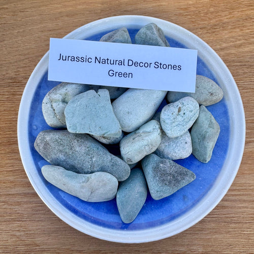 Natural Green Stones 1kg - Jurassic Natural - Tank Terrarium Australia Natural Rock