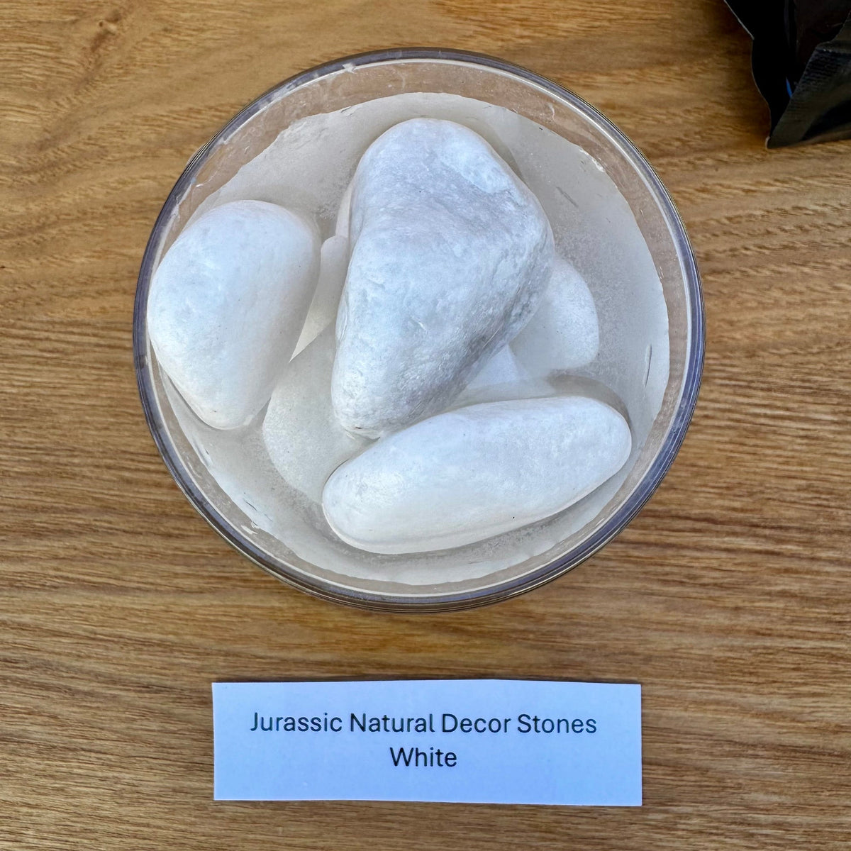 Natural White Stones 1kg - Jurassic Natural - Tank Terrarium Australia Natural Rock