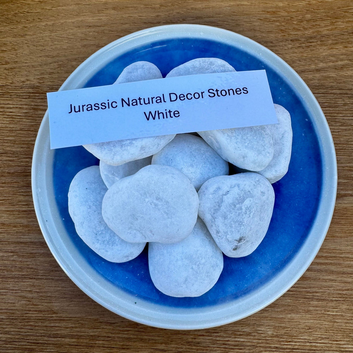 Natural White Stones 1kg - Jurassic Natural - Tank Terrarium Australia Natural Rock