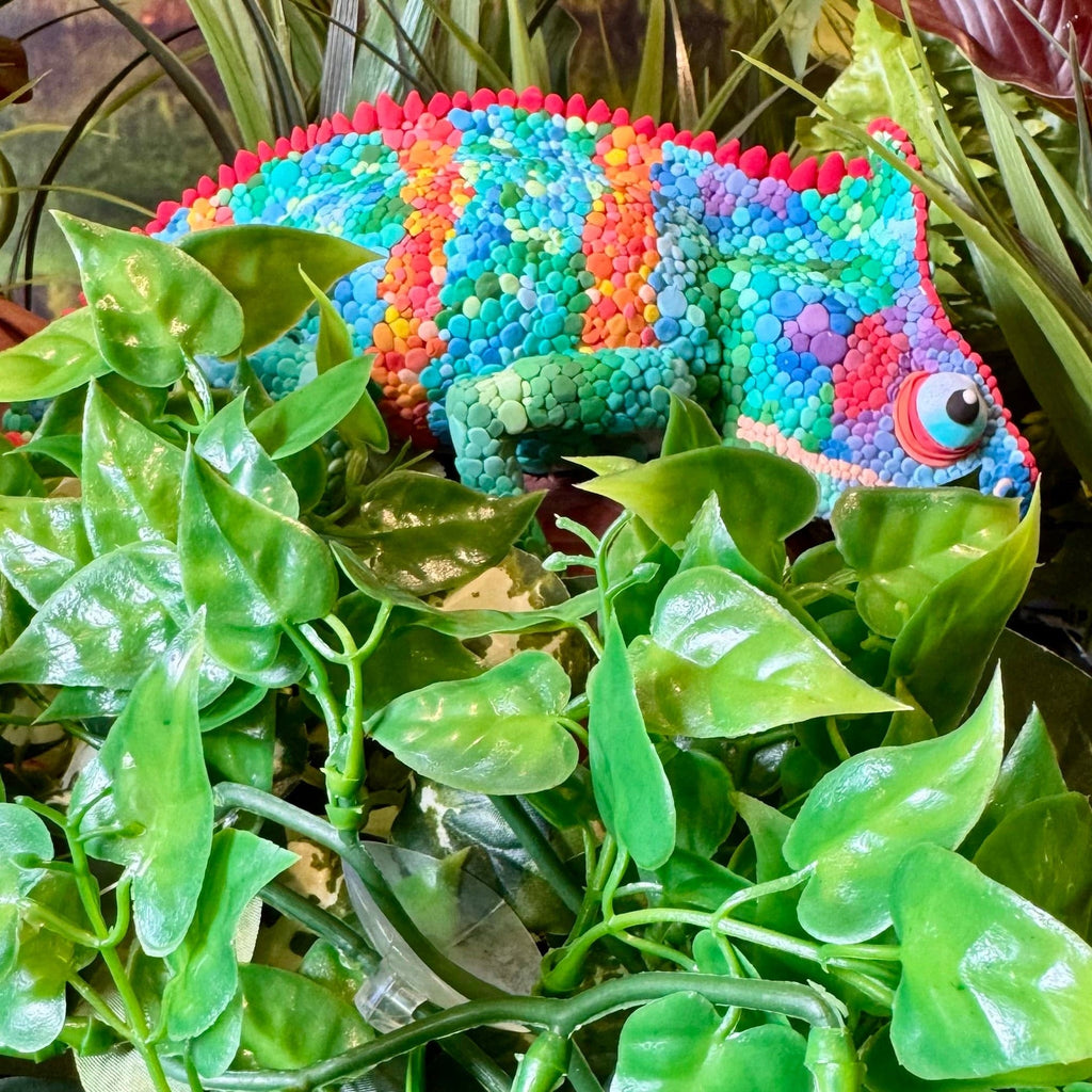 Philodendron Hanging Plant 30cm - Komodo - Tank Terrarium Australia Artificial Plant
