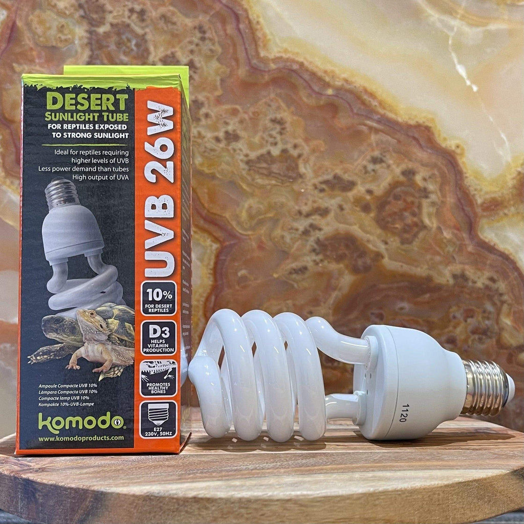 Desert Sun Compact UVB Lamp 10% 26W - Komodo - Tank Terrarium Australia Bulb