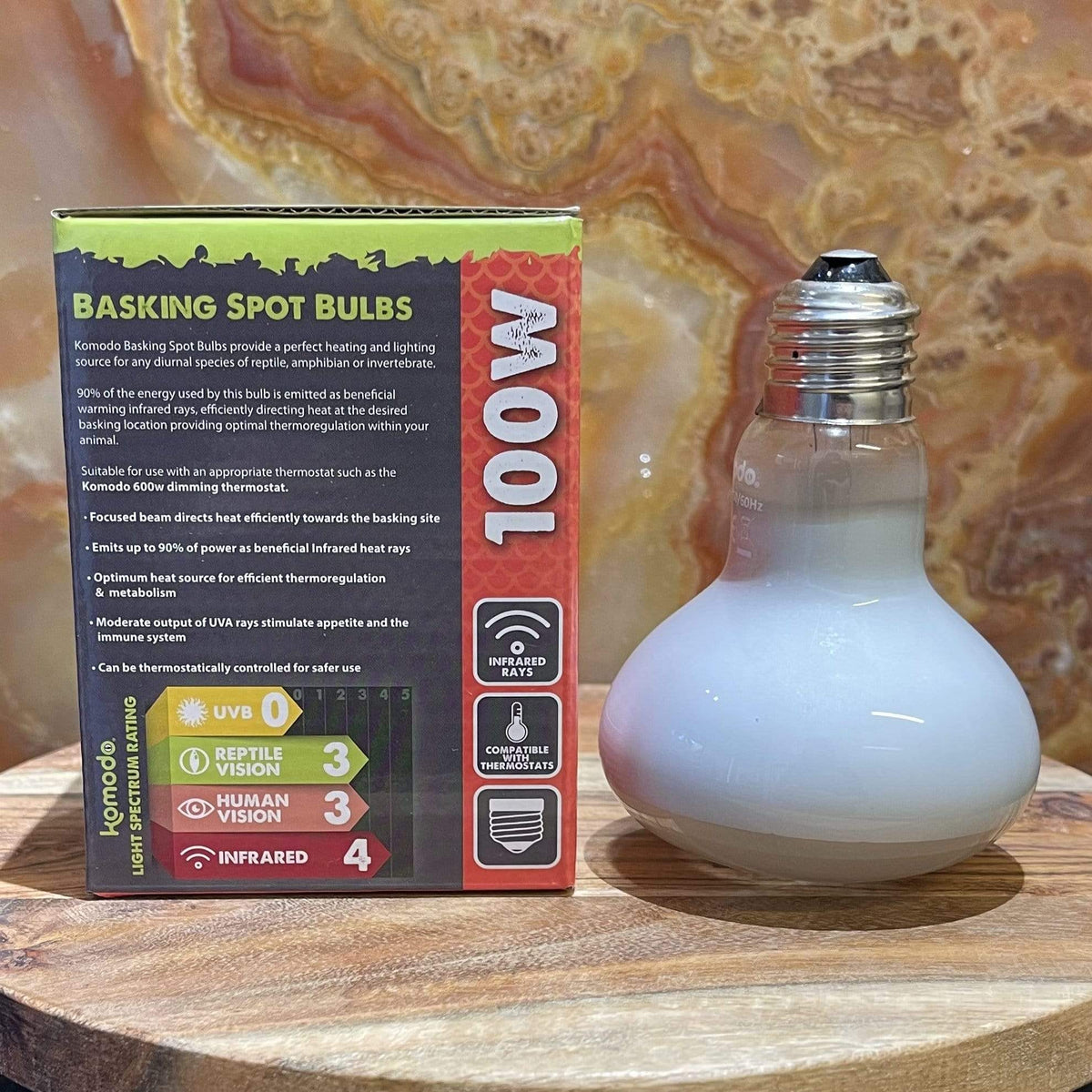Basking Spot Bulb ES 100W - Komodo - Tank Terrarium Australia Bulb