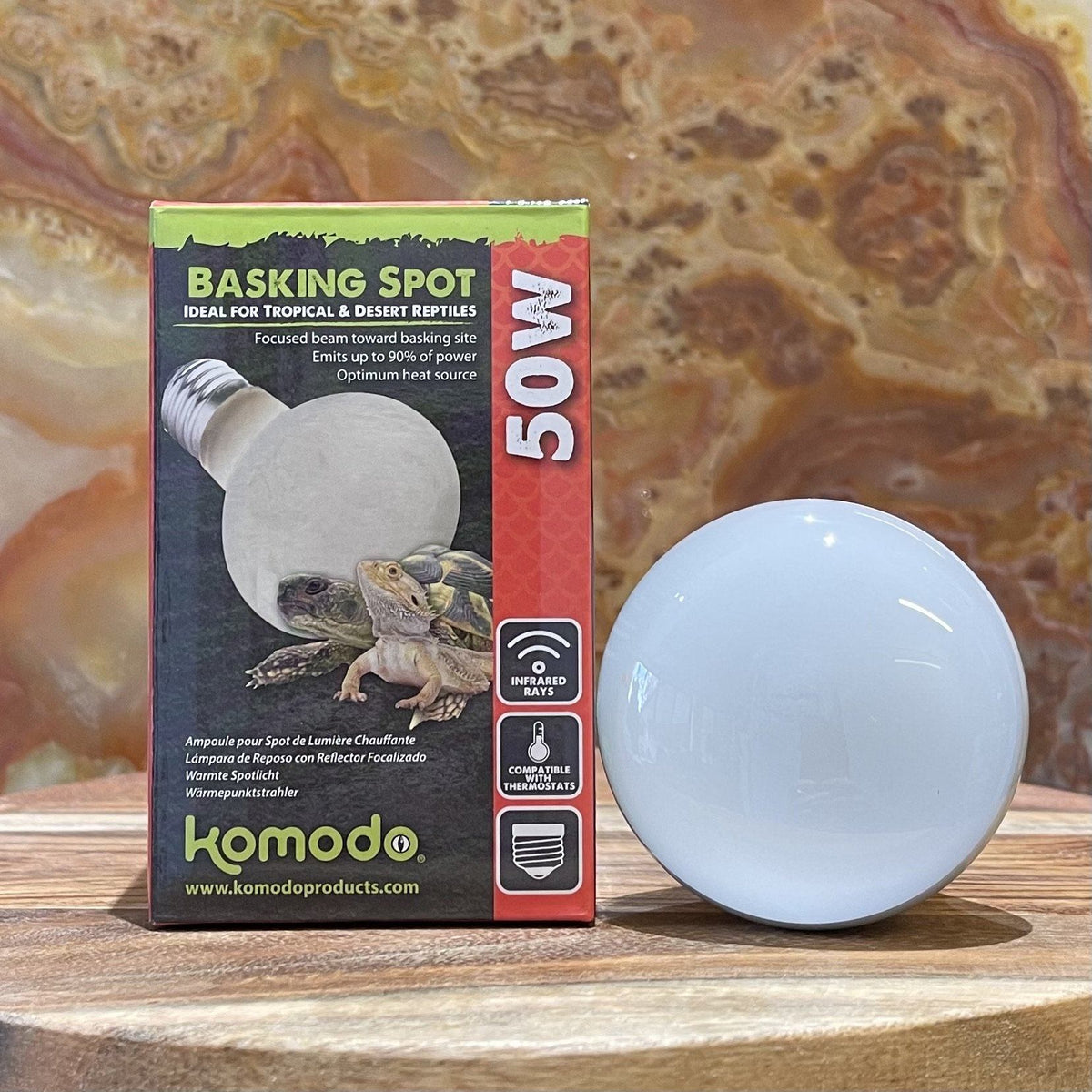 Basking Spot Bulb ES 50W - Komodo - Tank Terrarium Australia Bulb