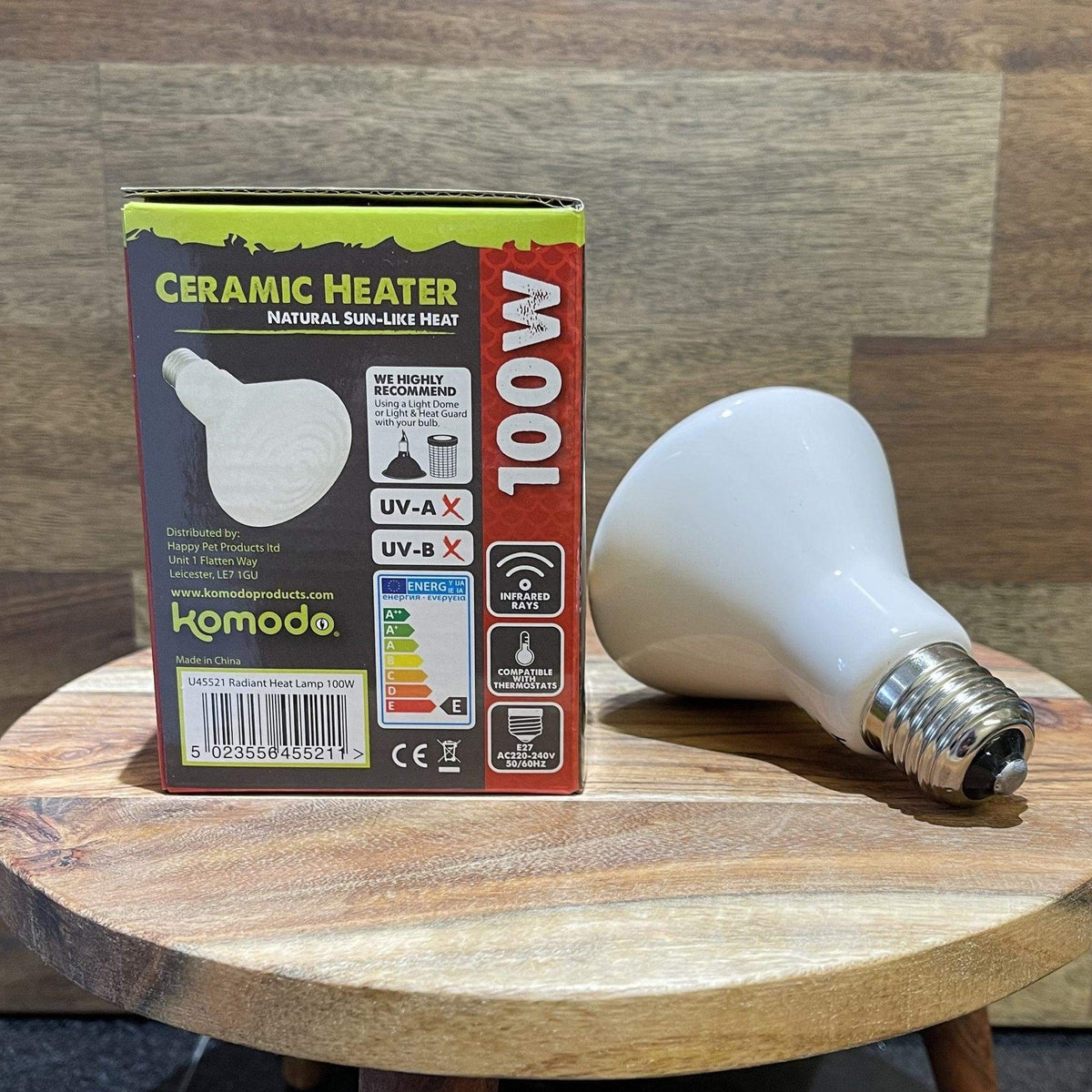 Ceramic Heat Emitter White 100W - Komodo - Tank Terrarium Australia Bulb