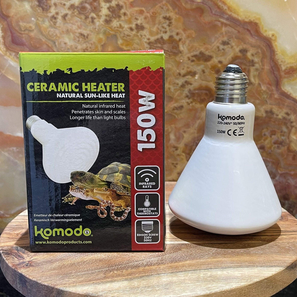 Ceramic Heat Emitter White 150W - Komodo - Tank Terrarium Australia Bulb