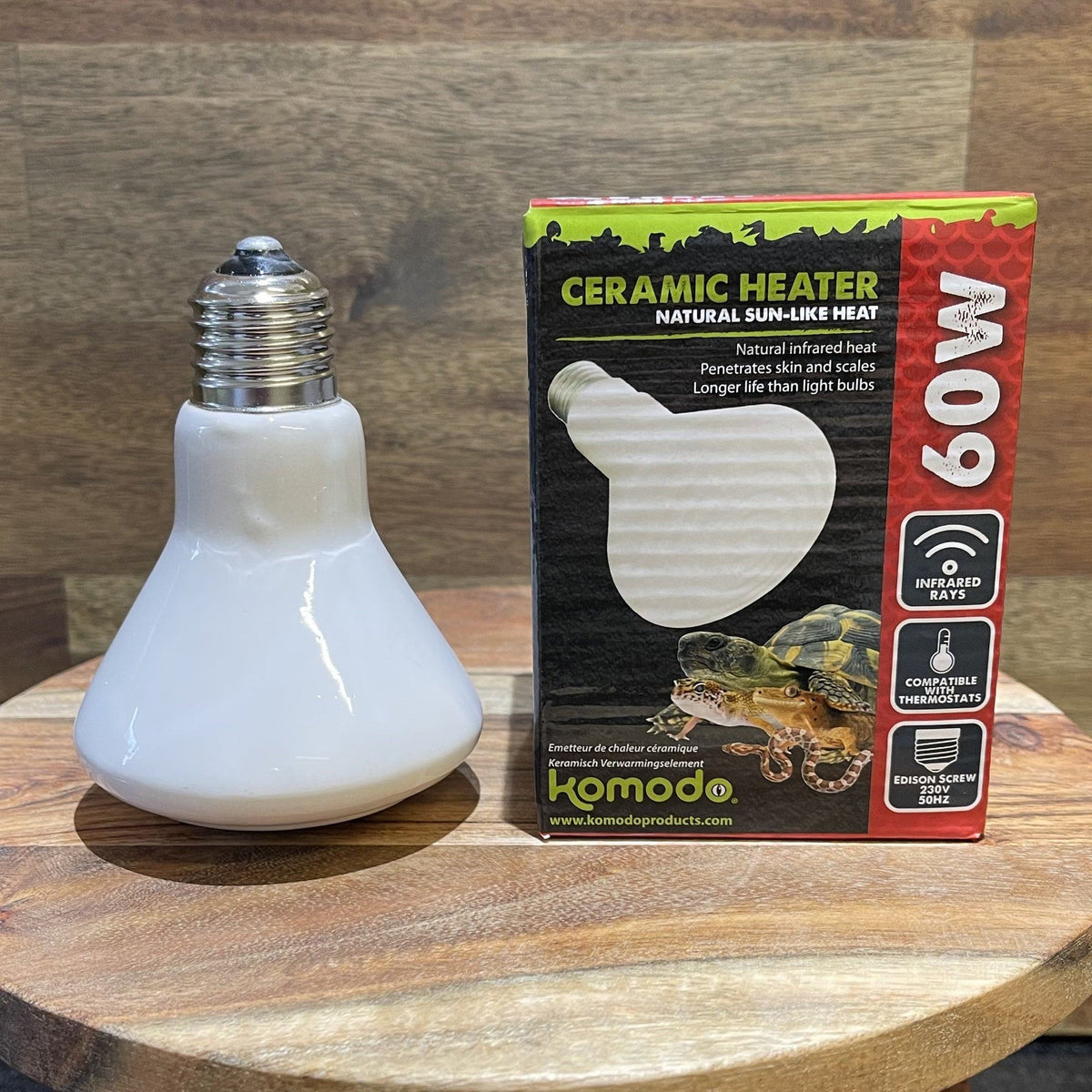 Ceramic Heat Emitter White 60W - Komodo - Tank Terrarium Australia Bulb