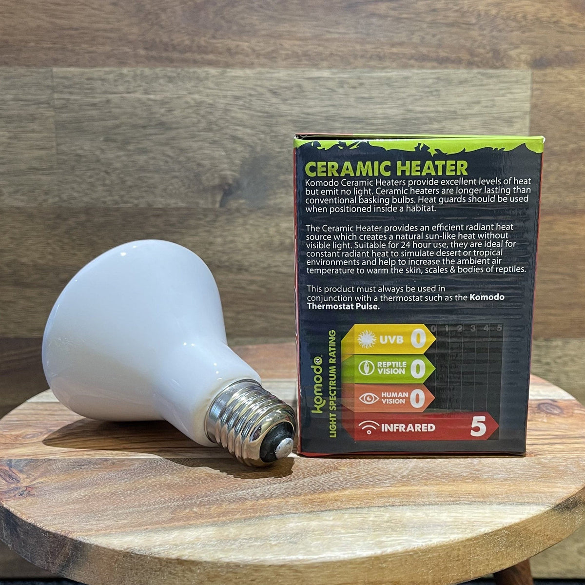 Ceramic Heat Emitter White 60W - Komodo - Tank Terrarium Australia Bulb