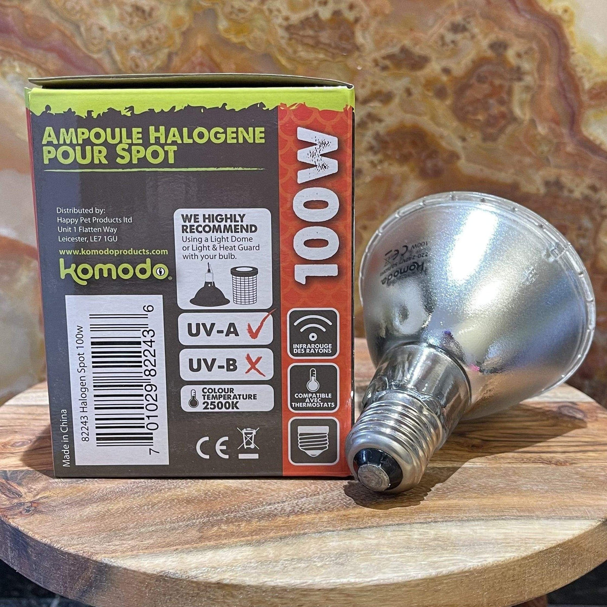 Halogen Spot Bulb ES 100W - Komodo - Tank Terrarium Australia Light & Heat