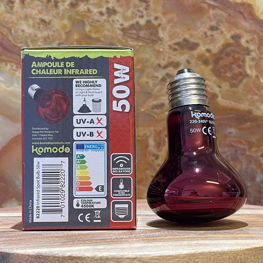 Infrared Spot Bulb ES 50W - Komodo - Tank Terrarium Australia Bulb