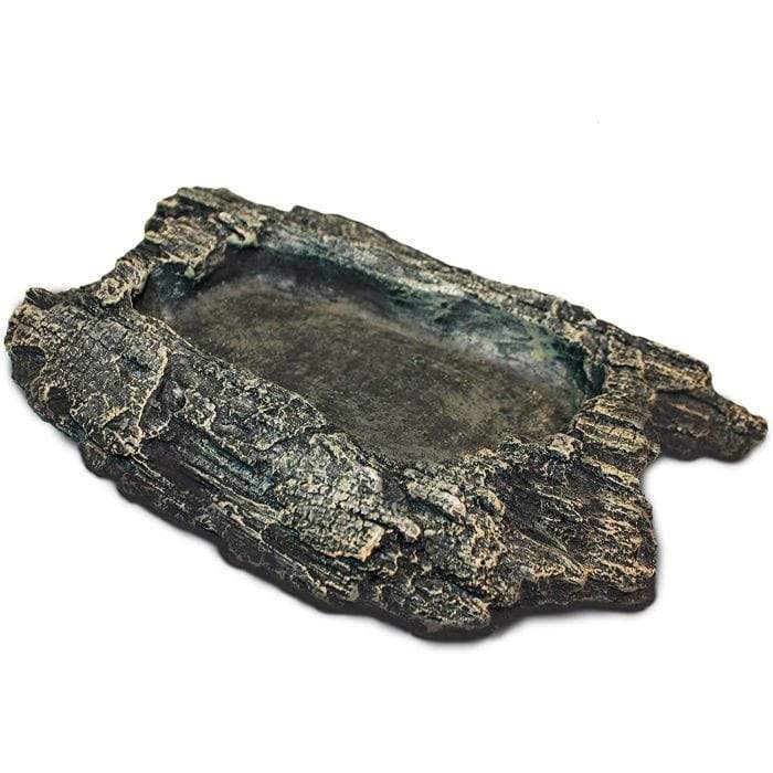 Komodo Reptile Habitat Bark Bowl - Medium - Tank Terrarium Australia Food Bowl